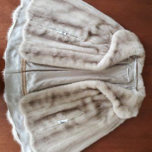 Cape, Genuine Fur, Mink Coat
